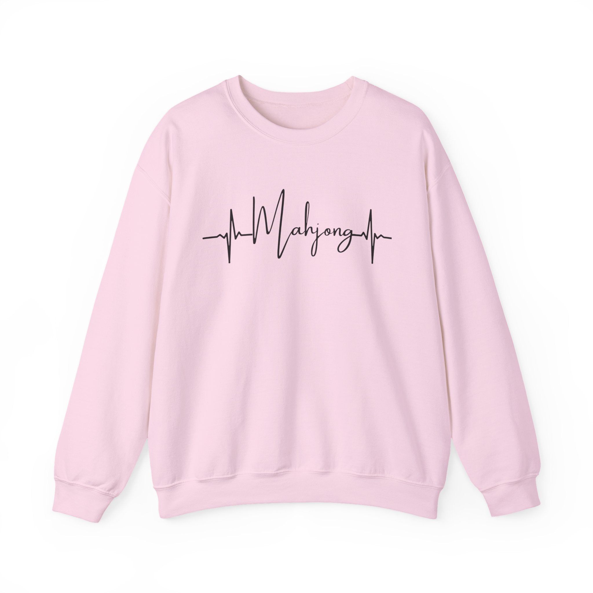 Mahjong Heartbeat Sweatshirt – Mahjong Lover Crewneck
