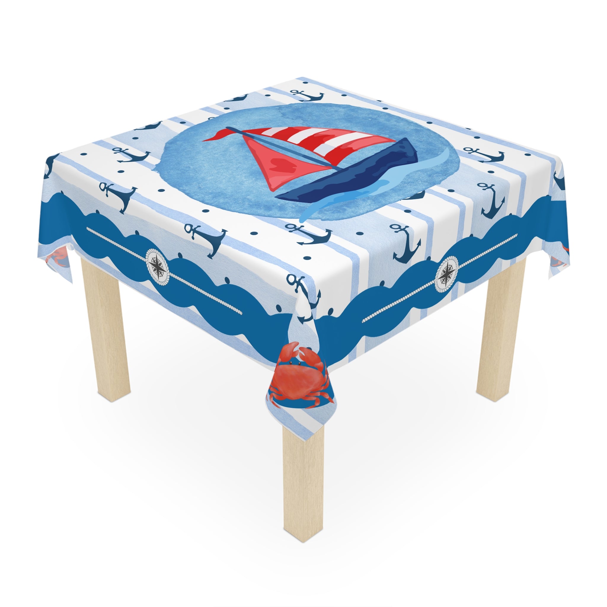 Mahjong Tablecloth - Sail Away