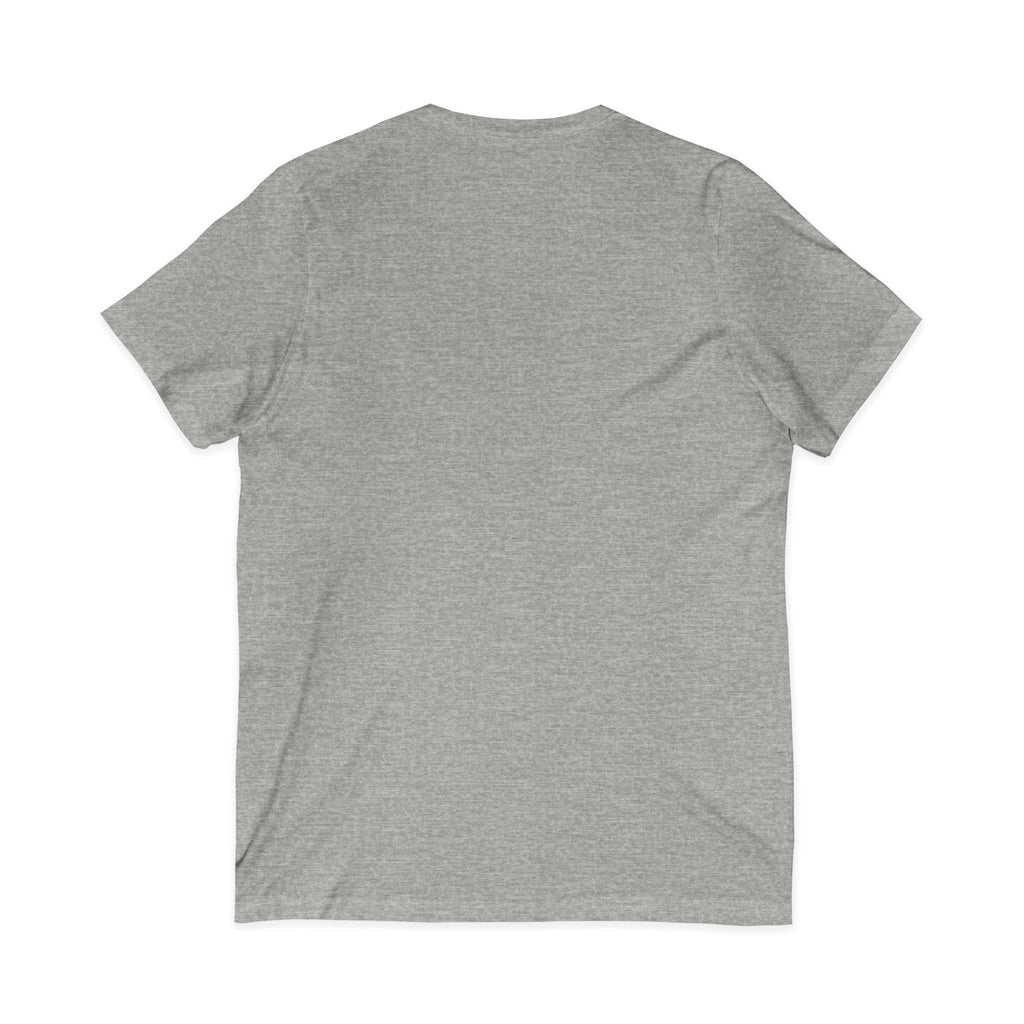 Mahjong Heartbeat V-Neck Tee — Mahjong Lover Card Game Shirt