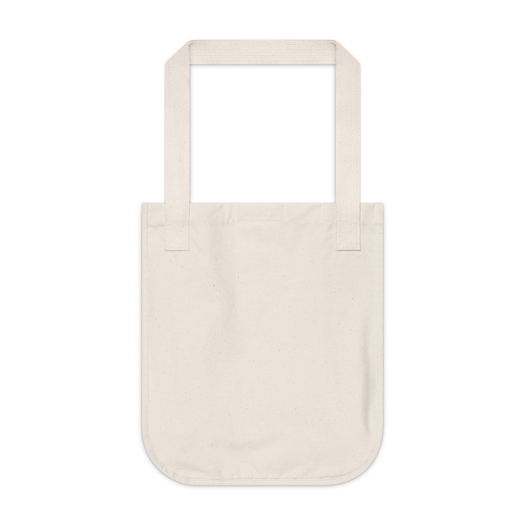 Mahjong Heartbeat Tote — Organic Canvas Market Bag for Mahjong Lovers