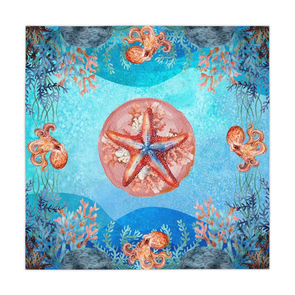Mahjong Tablecloth - Coral Cove