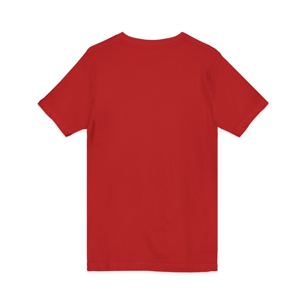 Mahjong Heartbeat V-Neck Tee — Mahjong Lover Card Game Shirt