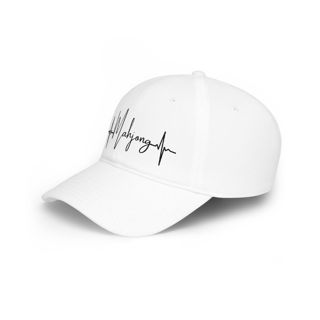 Mahjong Heartbeat Baseball Cap — Mahjong Player Gift