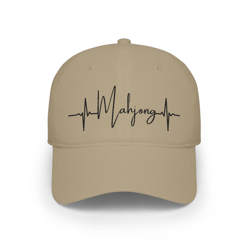 Mahjong Heartbeat Baseball Cap — Mahjong Player Gift