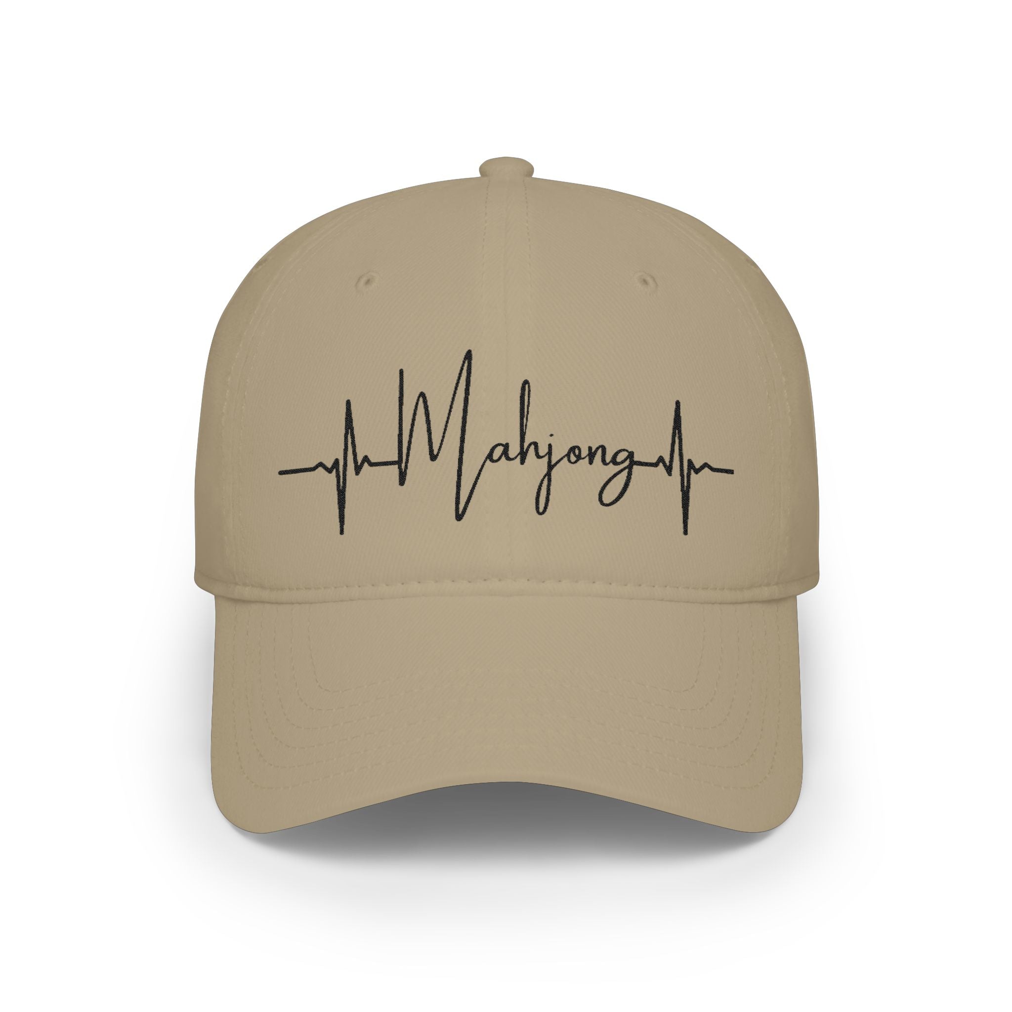 Mahjong Heartbeat Baseball Cap — Mahjong Player Gift