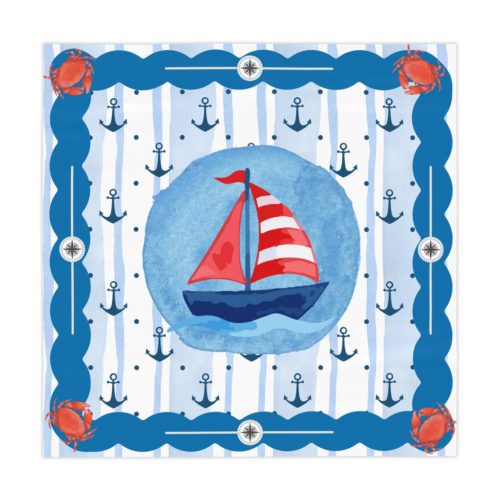Mahjong Tablecloth - Sail Away